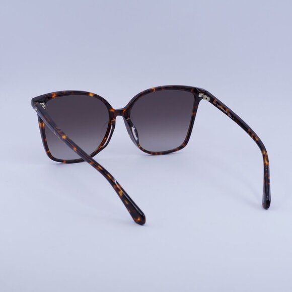 Kate BRIGITTE/F/S 0086 HA Sunglasses Havana Square Frame, Brown Lenses main image 9